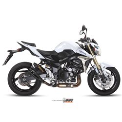 SUZUKI GSR 750 2011 2016 DOUBLE GUN ALUMINIO NEGRO