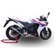 HONDA CBR 500 R 2017/18 E4 ESCAPE HOMOLOGADO Y TUBO DE CONEXIÓN GP EVO4 POPPY