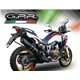 HONDA CRF 1000 L AFRICA TWIN 2018/19 E4 ESCAPE HOMOLOGADO Y TUBO DE CONEXIÓN FURORE EVO4 NERO