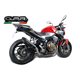 HONDA CB 500 F 2019/20 E4 ESCAPE HOMOLOGADO Y TUBO DE CONEXIÓN GP EVO4 BLACK TITANIUM