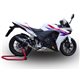 HONDA CBR 500 R 2019/20 E4 ESCAPE HOMOLOGADO Y TUBO DE CONEXIÓN FURORE EVO4 NERO