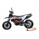 KTM SMC 690 R 2019/20 E4 ESCAPE HOMOLOGADO Y CATALIZADO GP EVO4 POPPY