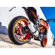 KTM RC 125 2017/20 E4 ESCAPE HOMOLOGADO Y TUBO DE CONEXIÓN ALBUS EVO4