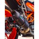 KTM RC 125 2017/20 E4 ESCAPE HOMOLOGADO Y TUBO DE CONEXIÓN FURORE EVO4 NERO