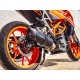 KTM RC 125 2017/20 E4 ESCAPE HOMOLOGADO Y TUBO DE CONEXIÓN FURORE EVO4 NERO