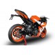 KTM RC 125 2017/20 E4 ESCAPE HOMOLOGADO Y TUBO DE CONEXIÓN M3 BLACK TITANIUM