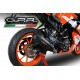 KTM RC 390 2017/20 E4 ESCAPE HOMOLOGADO Y TUBO DE CONEXIÓN GP EVO4 BLACK TITANIUM