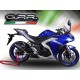 YAMAHA YZF-R3 2018/20 E4 ESCAPE HOMOLOGADO Y TUBO DE CONEXIÓN GP EVO4 POPPY