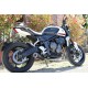 TRIUMPH TRIDENT 660 2021/2022 E5 ESCAPE COMPLETO RACING CON DBKILLER M3 BLACK TITANIUM