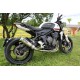 TRIUMPH TRIDENT 660 2021/2022 E5 ESCAPE COMPLETO RACING CON DBKILLER M3 INOX 