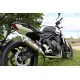 TRIUMPH TRIDENT 660 2021/2022 E5 ESCAPE COMPLETO RACING CON DBKILLER M3 TITANIUM NATURAL