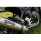 TRIUMPH TRIDENT 660 2021/2022 E5 ESCAPE COMPLETO RACING CON DBKILLER M3 TITANIUM NATURAL