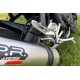 TRIUMPH TRIDENT 660 2021/2022 E5 ESCAPE COMPLETO RACING CON DBKILLER M3 TITANIUM NATURAL