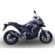 HONDA NC 700 X - S DCT 2012/13 ESCAPE HOMOLOGADO Y TUBO DE CONEXIÓN GPE ANN. POPPY