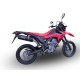 HONDA CRF 250 M 2013/16 ESCAPE HOMOLOGADO Y TUBO DE CONEXIÓN FURORE NERO