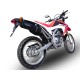 HONDA CRF 250 L 2013/16 ESCAPE HOMOLOGADO Y TUBO DE CONEXIÓN FURORE NERO