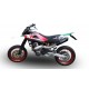 HUSQVARNA TE 610 E-SM 610 2005/06 ESCAPE HOMOLOGADO Y TUBO DE CONEXIÓN FURORE NERO