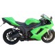 KAWASAKI ZX-6R 2007/08 ESCAPE HOMOLOGADO Y TUBO DE CONEXIÓN TIBURON TITANIUM