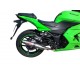 KAWASAKI NINJA 250 R 2007/14 ESCAPE HOMOLOGADO Y TUBO DE CONEXIÓN DEEPTONE INOX