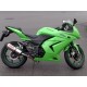 KAWASAKI NINJA 250 R 2007/14 ESCAPE HOMOLOGADO Y TUBO DE CONEXIÓN GPE ANN. TITAIUM