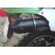 KAWASAKI KLR 650 1988/05 ESCAPE HOMOLOGADO Y TUBO DE CONEXIÓN FURORE NERO